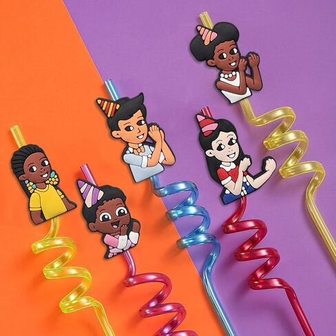 24pcs Musician Party Favors Straw, Musician Themed Reusable Plastic Straws with 2pcs Cleaning Brushes, Musician Themed Birthday Party Decorations for Fans Birthday Party Favors in Kuwait