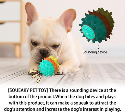 Dog Toys, for Puppy Small Large Dog Teeth Squeak/Playing/Chewing/Treat Dispensing/Cleaning Dog Toys. (Turq) in Saudi Arabia