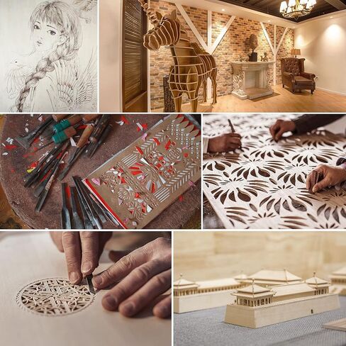 12 × 12 بوصة خشب الجوز الرقائقي، 3 مم 1/8 بوصة خشب الجوز للحرف اليدوية، 8 قطع من أوراق الخشب الرقائقي الرقيقة لقطع CNC بالليزر، والنقش، والنحت، والحرف اليدوية، وكتابة ديكورات DIY in Kuwait