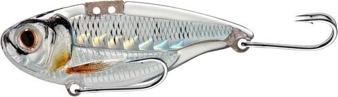 LIVE TARGET ICT Shad- Blade Bait, 2.25', 1/2 oz, Silver/Pearl in Saudi Arabia