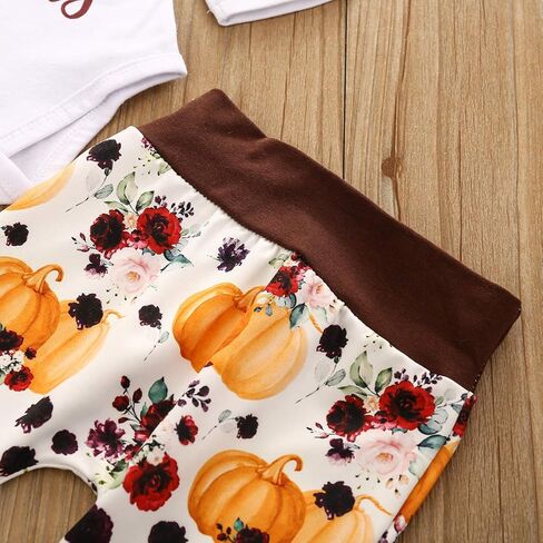 ملابس لحديثي الولادة من البنات والأولاد لعيد الشكر رومبير ديك رومي صغير للأب والأم + سروال يقطين + مجموعة ملابس عقال وقبعة in Kuwait