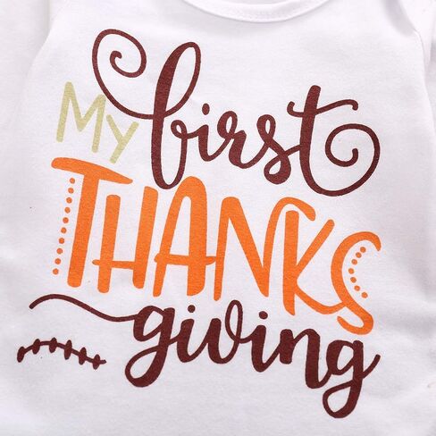 ملابس لحديثي الولادة من البنات والأولاد لعيد الشكر رومبير ديك رومي صغير للأب والأم + سروال يقطين + مجموعة ملابس عقال وقبعة in Kuwait