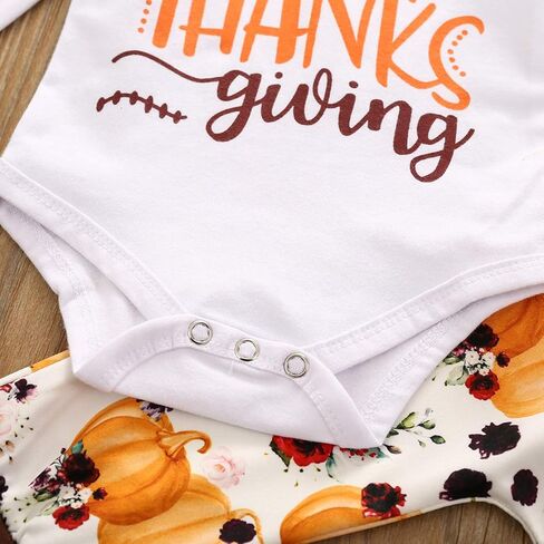 ملابس لحديثي الولادة من البنات والأولاد لعيد الشكر رومبير ديك رومي صغير للأب والأم + سروال يقطين + مجموعة ملابس عقال وقبعة in Kuwait