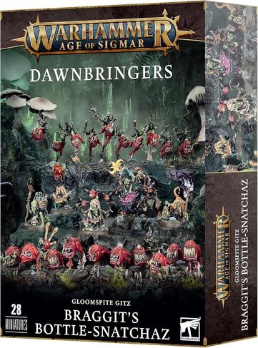 Games Workshop - GLOOMSPITE GITZ: BRAGGIT'S Bottle-SNATCHAZ - Age of Sigmar in Saudi Arabia