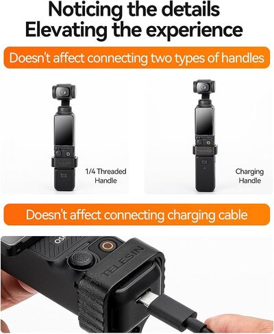 TELESIN ° حامل تثبيت معدني متوسع، لـ DJI Osmo Pocket 3 ملحقات محول الكاميرا حامل محول معدني in Saudi Arabia