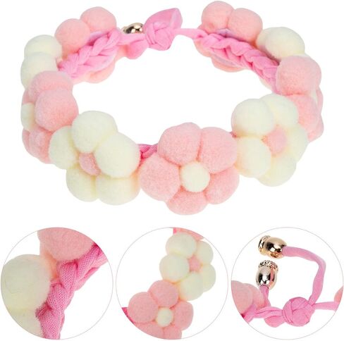 Mipcase Cat Collar, Plush Kitten Collar Cute Pom Pom Cat Collar for Kitten Cat Small Dog in Saudi Arabia