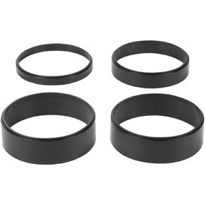 ALLGOOD 4PCS Air Cleaner Spacer Black Compatible with Edelbrock Holley 1/2"-2" Plastic Kit