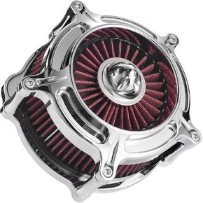Air Filter Cleaner for Harley Davidson Air Intakes Sportster XL 883 1200 Models Grey