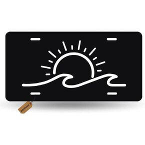 Yankees Design License Plate New York Baseball Team Decorative Aluminum Car License Plate Cover for Men Women Boys Girls Fans 12 X 6 Inch