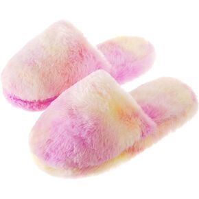 Kids Slippers for Girls Fuzzy Slippers Boys Indoor Shoes Cute Soft Plush