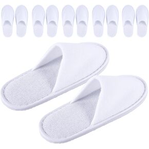 6 Pairs of Disposable Slippers for Kids Hotel Slippers Disposable Outdoor Travel Spa House Slippers for Children 4-10 Years Old