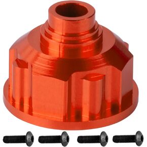 RC Diff Case Cover Upgrades Part for 1/10 E-Revo VXL 2.0 86086-4,Alloy Aluminium Front Rear Differential Diff Case,Replace #8681X,Gold