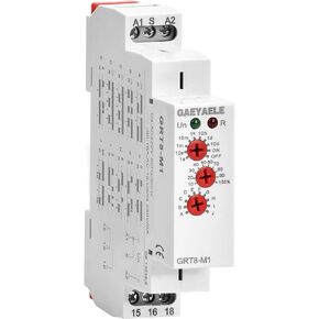 16A Multifunction Time Relay with 10 Function Choices AC/DC12V-240V Relay(GRT8-M2,AC/DC12V~240V)