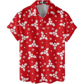Funny Hawaiian Shirts for Men Palm Beach Shirts Tropical Vacation Shirts H2