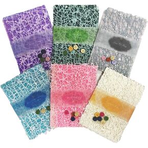 186 Pcs Scrapbook Textured Collage Paper Supplies, DIY Journaling Card Making Supplies Supplies, Floral Scrapbook Stickers Kit and Handmade Craft Paper Sheets Set