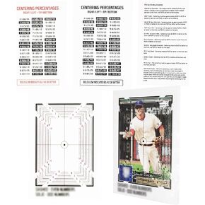 Deyimmei Contains Two Sets Sports Trading Cards Measuring Tools，Card Centering Grading Tool,Sports Cards Grading kit