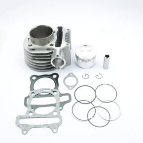 57.4mm Cylinder kit with Piston Kit 4 Stroke Suitable for GY6 150cc 152QMI 157QMJ ATV Moped Go-Kart
