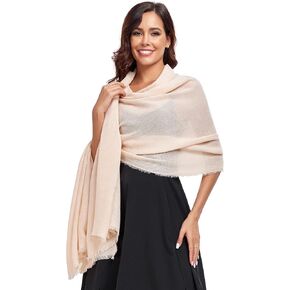Womens Scarf Winter Pashmina Shawl Wrap for Evening Wedding Bridal Warm Long Large Scarves