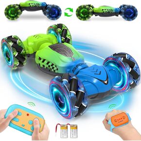 Remote Control Car for Boys 4-7, Toys for Ages 5-7, Birthday Gift for 4 5 6 7 8-13 Years Old, Best for Kids, Gesture Sensing RC Stunt Car with Lights, RC Drift Car