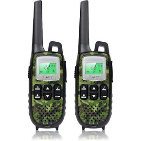 Walkie Talkies for Kids, 3 Years and Up Option, Radio Toy with 22 Channels, Backlit LCD Screen and Flashlight, 3 Mile Range, Perfect for Outdoor Activities, Camping, Hiking