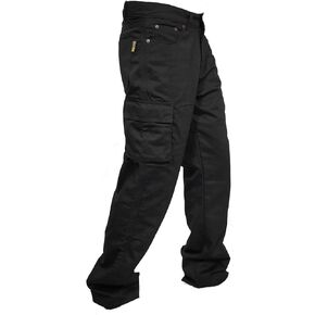 New Motorcycle Working Cargo Trousers Jeans Pants with Aramid Protective Lining