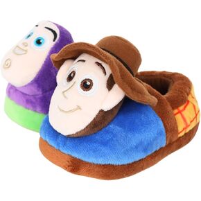 Ground Up Toy Story Kids Slippers Boys Buzz Lightyear and Woody
