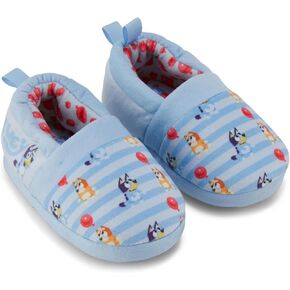 Bluey & Bingo Plush Kids Slippers - Cozy Slip-On Aline Slippers for Boys & Girls Featuring, Bandit, Chilli & Bingo