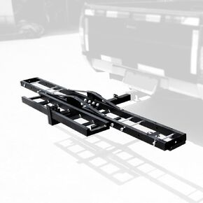 Rockland Motorcycle Carrier, 500 LBS Capacity, Motorcycle Carrier Hitch Mount with Loading Ramp, Scooter Dirt Bike Hauler