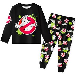 Boys Movie Character Shirt Sets Cartoon Printed 2PCS Pants Casual Long Sleeve T-Shirt Outfits