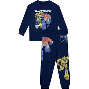 Transformers Set | Optimus Prime Boys Sweater And Sweatpants | Boys Tracksuit | 2 Piece Outfit Sets | Sizes 4 To 10