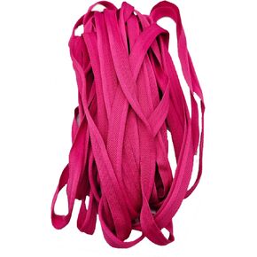10 Yards 3/8 Inch Polyester Cord-Edge, Piping Bias Tape, Fabric Edge Piping Trim with Cord for Sewing Clothing Pillows, Lamps, Draperies (Hot Pink)