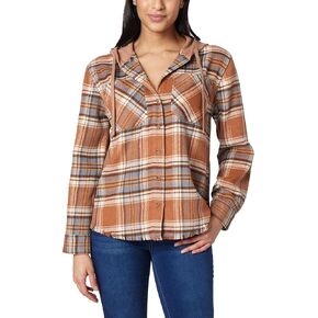 WallFlower Women's Casual Fleece and Plaid Shackets/Jackets Juniors