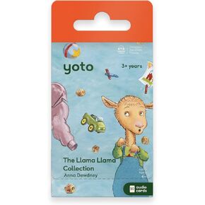 مجموعة Yoto The Llama Llama من Anna Dewdney - 10 بطاقات صوتية للأطفال للاستخدام مع المشغل ومشغل الصوت الصغير الكل في 1، والاستماع بدون شاشة مع وقت اللعب الممتع، ووقت النوم وقصص السفر، للأعمار من عامين فما فوق