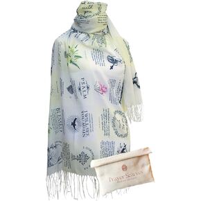 Dawn Christian Sympathy Gift Scarf - Large, Lightweight, Soft Bible Verse Shawl 27x78, Uplifting Grief Comfort in Kuwait