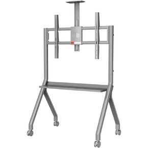 Smartboard Mobile Stand for 42" – 75" Interactive Whiteboard, Portable Tv Stand with Wheels for Classroom Office Home Outdoor Entertainment (42" – 75")