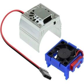Powerhobby Cooling Fan for Traxxas Velineon VXl-3 ESC + 540/550 Heatsink Motor Fan Combo Silver FITS : Traxxas Slash/Stampede 2WD / RUSTLER/Bandit/Rally VXL