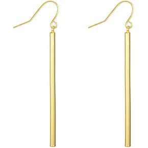 Vertical Bar Dangle Earrings for Women Girls Minimalist Gomggsale Women's Drop Dangle Earrings Simple Geometric Jewelry