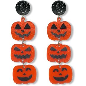 Halloween Earrings for Women Halloween CZ Spider Earrings Halloween Dangle Earrings Halloween Jewelry Gifts for Women