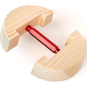 Hat Stretcher for Fitted Hats, Adjustable Hat Stretcher Fitted Hat Size 7 to 8 1/2, Hat Jack Stretcher, Hat Reshaper Fits All Cap - Solid Wood, Heavy Duty of Hat Extender