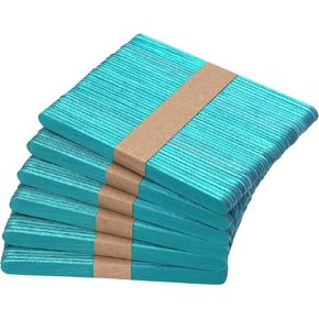 WISYOK 240 Pcs Green Popsicle Sticks for Crafts, 4.5 Inch Christmas Wooden Craft Sticks, Ice Cream Sticks, Christmas and St Patricks Day Crafts, Great for DIY Creative Designs and Children Education