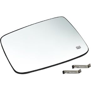 Right/Left Heated Mirror Glass Compatible with 2009-2018 Ram 1500 Ram 2500 68079362AA 68079363AA (Left)