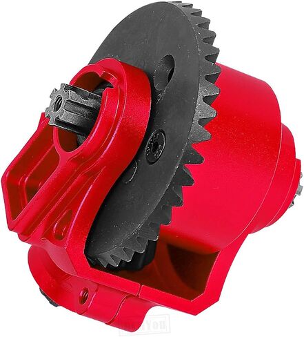 RC Front & Rear Diff & Diff Cover Case Upgrades Part for 1/10 Big Rock Vorteks Granite Senton 3S BLX 1/8 Infraction Typhon Vendetta 3S BLX,Differential & Diff Cover Case,Red in Saudi Arabia