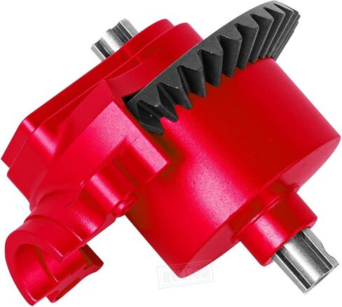 RC Front & Rear Diff & Diff Cover Case Upgrades Part for 1/10 Big Rock Vorteks Granite Senton 3S BLX 1/8 Infraction Typhon Vendetta 3S BLX,Differential & Diff Cover Case,Red in Saudi Arabia