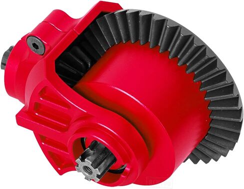 RC Front & Rear Diff & Diff Cover Case Upgrades Part for 1/10 Big Rock Vorteks Granite Senton 3S BLX 1/8 Infraction Typhon Vendetta 3S BLX,Differential & Diff Cover Case,Red in Saudi Arabia