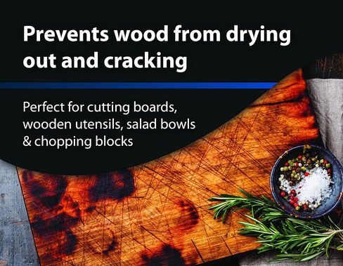 NSF Certified Food Grade Mineral Oil - Gallon (128oz), Certified Food Safe Conditioner for Wood Cutting Boards, Butcher Blocks and Stainless-Steel Kitchen Equipment in Saudi Arabia