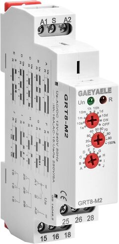 16A Multifunction Time Relay with 10 Function Choices AC/DC12V-240V Relay(GRT8-M2,AC/DC12V~240V) in Saudi Arabia