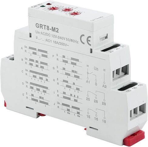 16A Multifunction Time Relay with 10 Function Choices AC/DC12V-240V Relay(GRT8-M2,AC/DC12V~240V) in Saudi Arabia