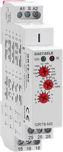 16A Multifunction Time Relay with 10 Function Choices AC/DC12V-240V Relay(GRT8-M2,AC/DC12V~240V) in Saudi Arabia