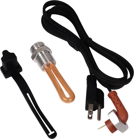 3500022 سخان الغمر لكتلة المحرك مع سلك سخان 3600008 لـ Cummins 5.9L 6.7L لـ Ram 2500 لـ F250 F350 لـ Paccar 6.7L PX6 PX7 لـ ISB 5.9L 6.7L 2002-2006 لـ QSB 3.9L 4.5L 5.9L 6.7L in Kuwait