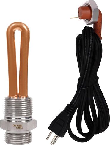 3500022 سخان الغمر لكتلة المحرك مع سلك سخان 3600008 لـ Cummins 5.9L 6.7L لـ Ram 2500 لـ F250 F350 لـ Paccar 6.7L PX6 PX7 لـ ISB 5.9L 6.7L 2002-2006 لـ QSB 3.9L 4.5L 5.9L 6.7L in Kuwait